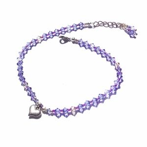 Ankle Bracelet Anklet Purple Vixen Festival Bling
